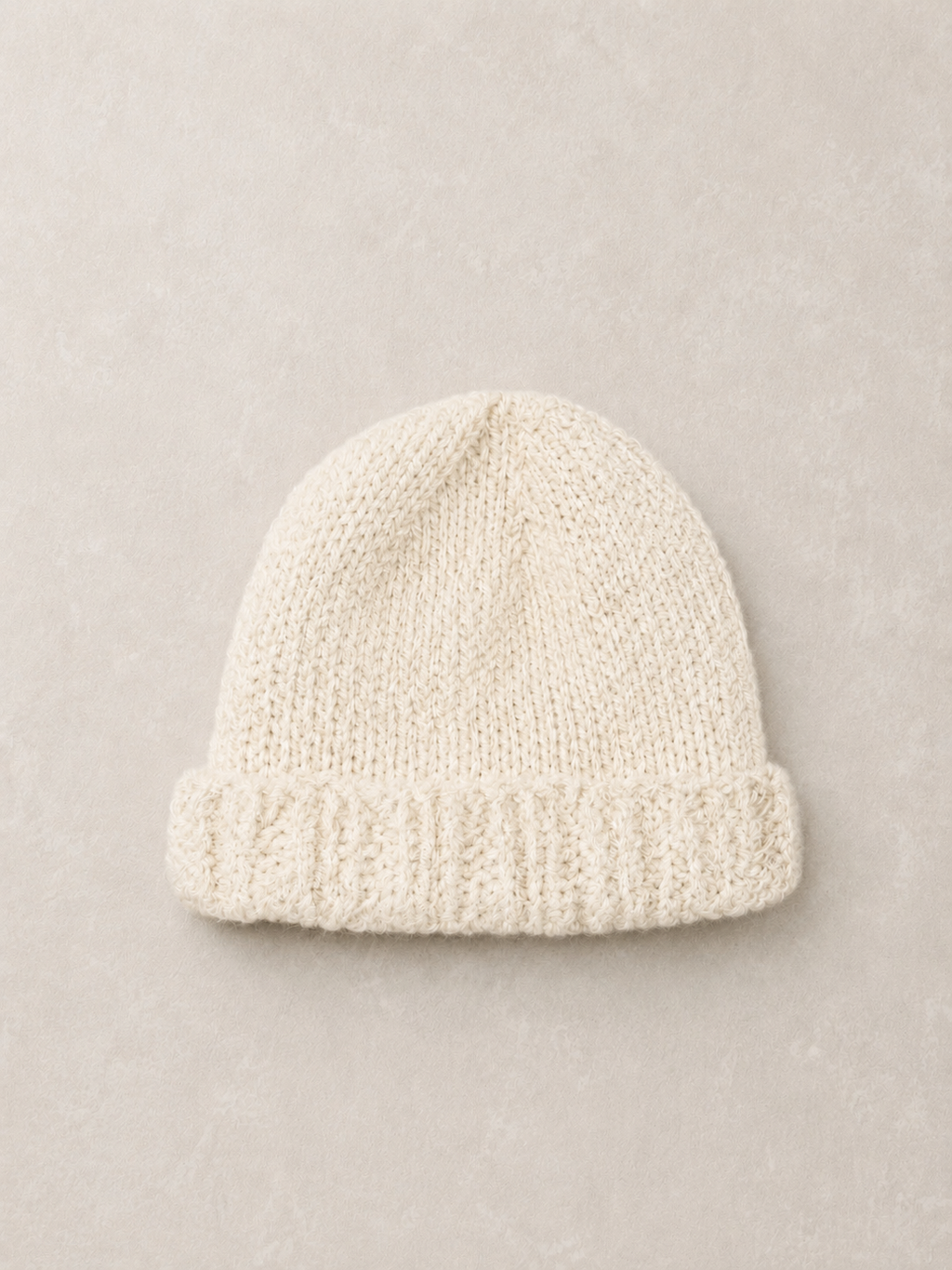Cream Knitted Hat