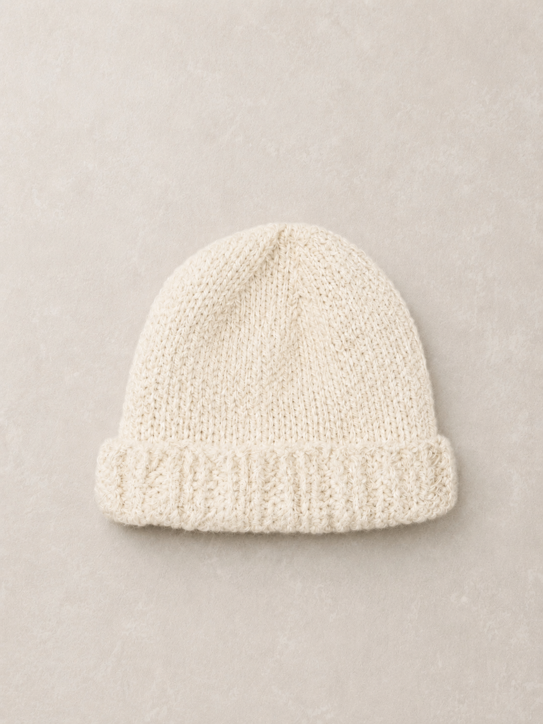 Cream Knitted Hat